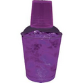12 Oz. Light Up Drink Shaker - Clear w/ Purple LED's